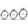 CockLock Cage de chasteté en métal Flat 2cm